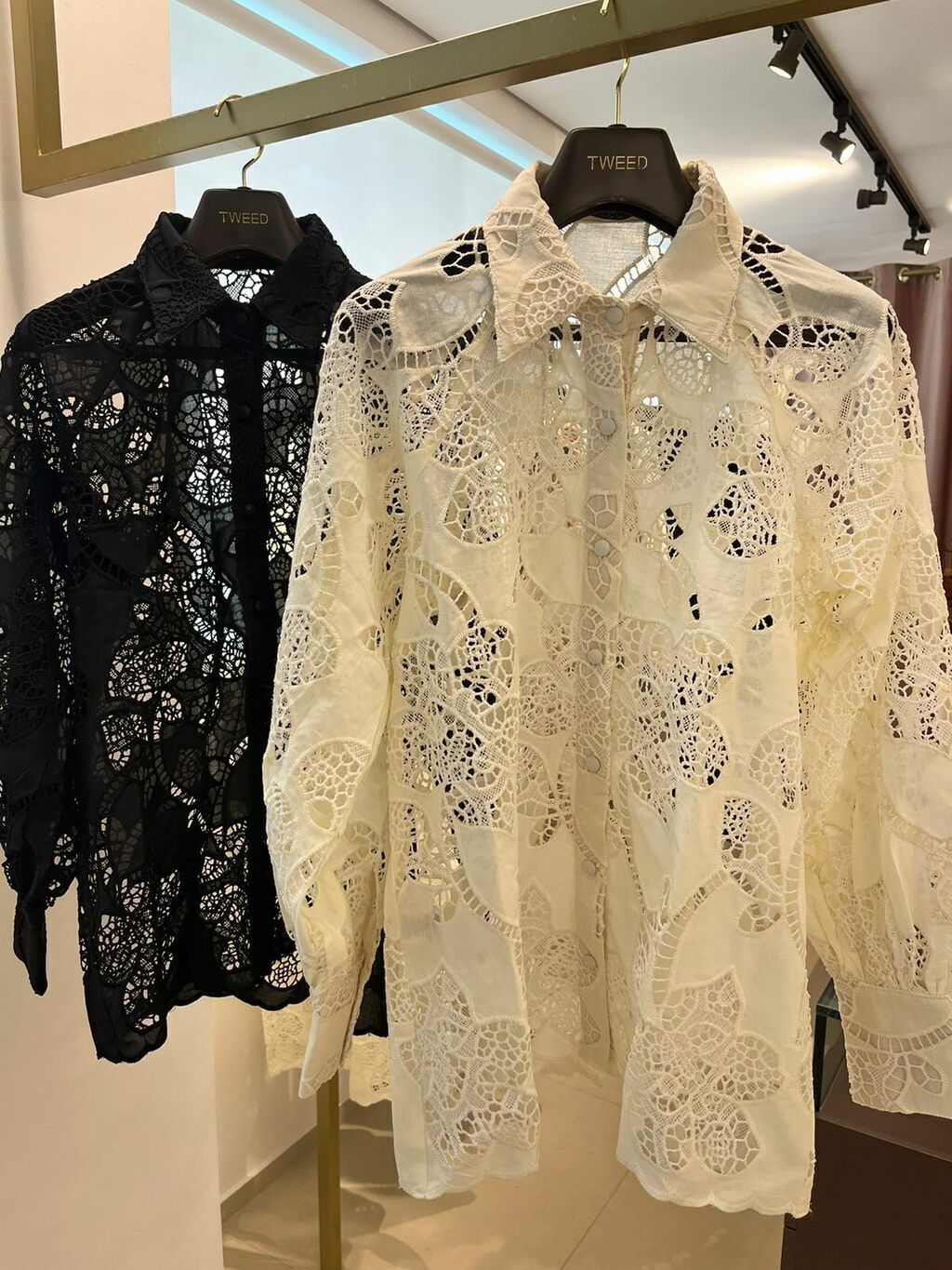 Camisa Bordada Richelieu