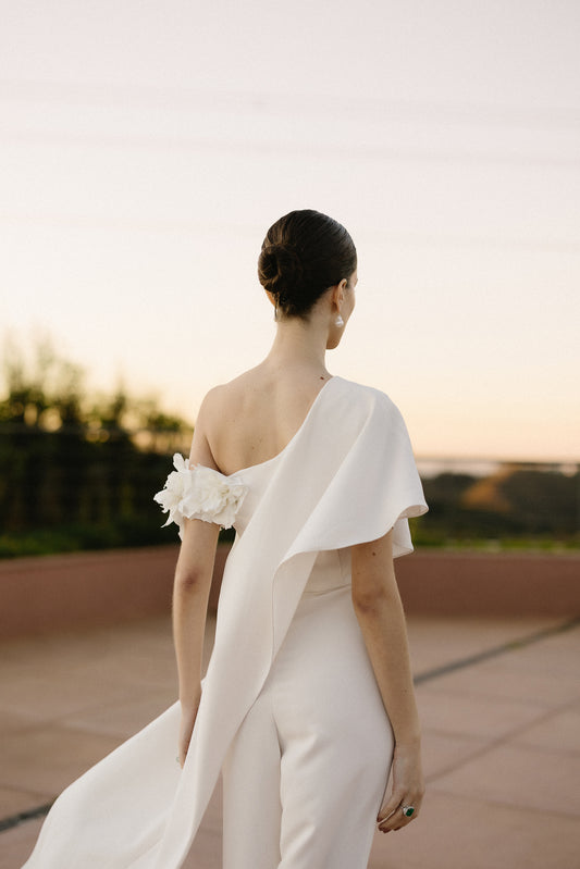 MACACÃO CREPE UM OMBRO SÓ