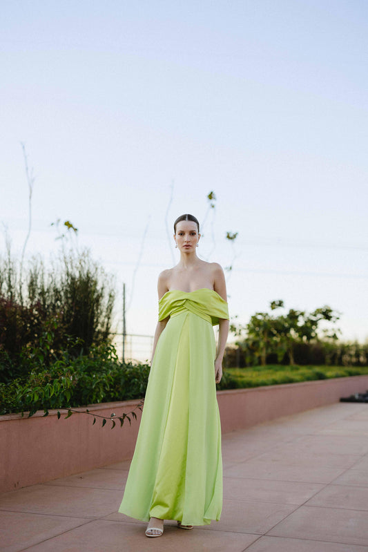 VESTIDO TOMARA-QUE-CAIA OMBRO SÓ