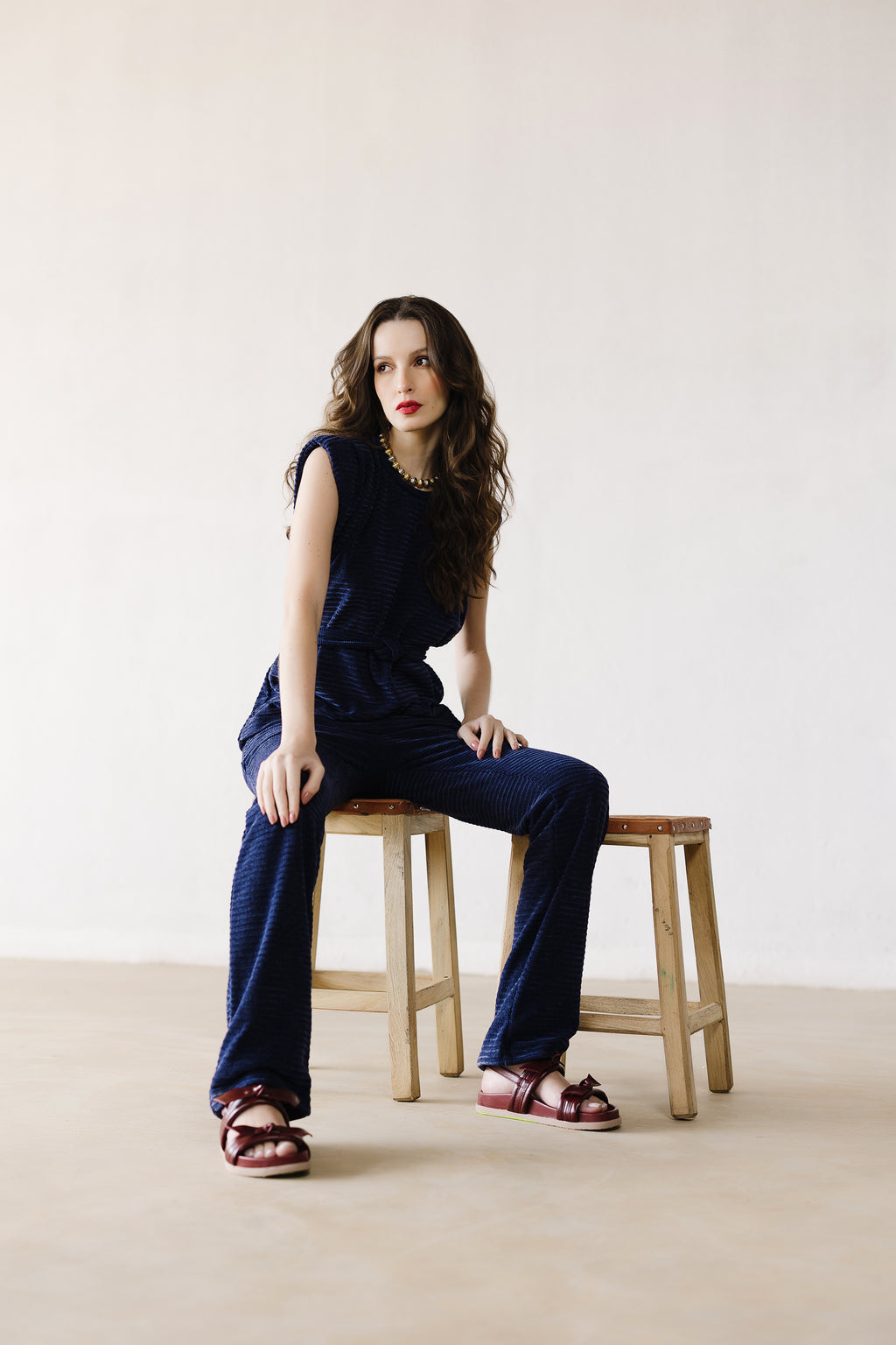 Conjunto Tricot Aveludado