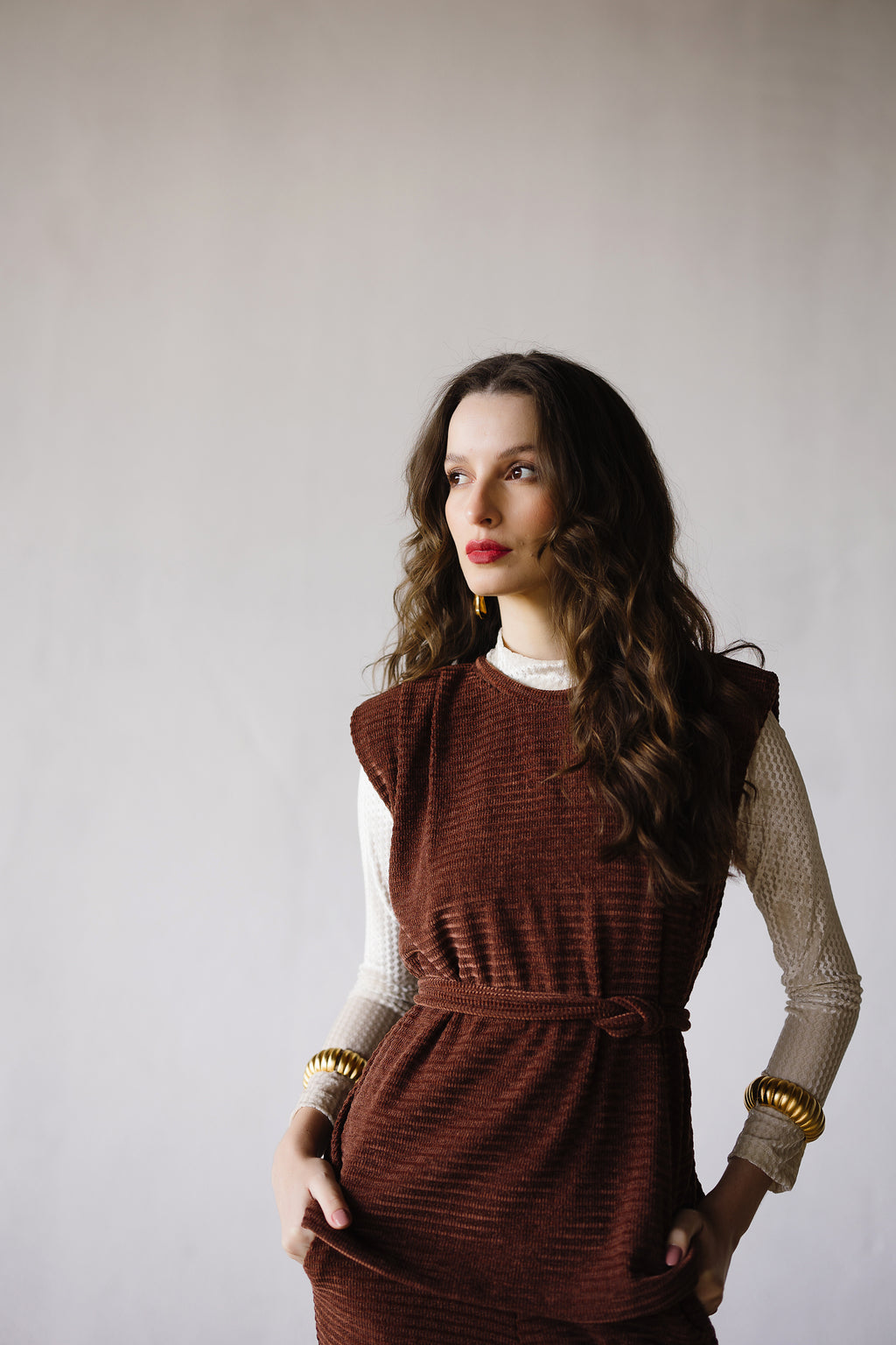 Conjunto Tricot Aveludado