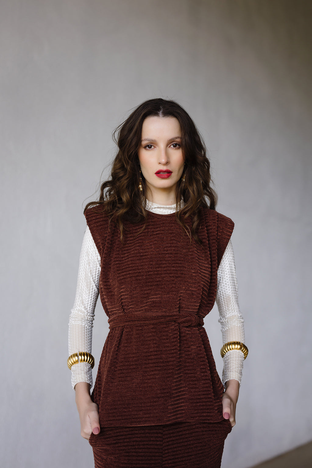 Conjunto Tricot Aveludado