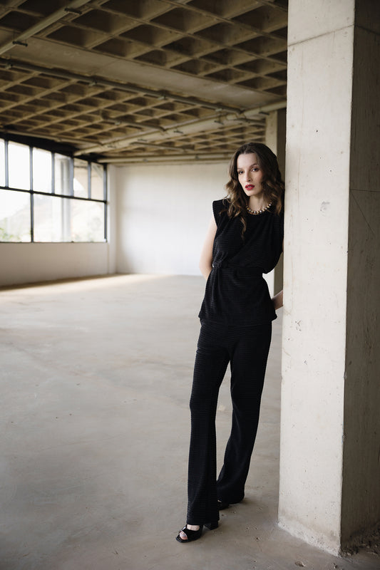 Conjunto Tricot Aveludado