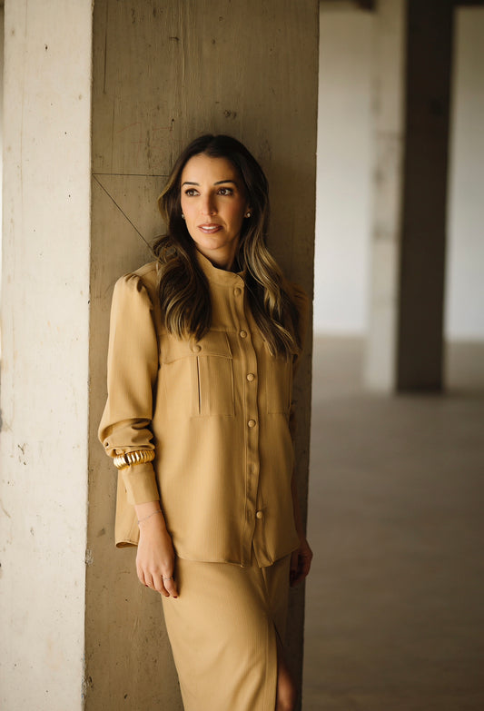 Conjunto Alfaiataria Risca Giz