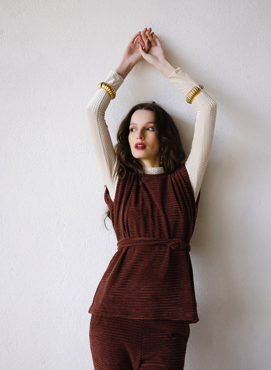 Segunda Pele Veludo Texturizada