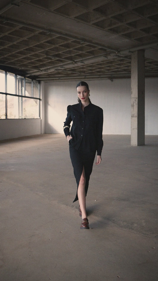 Conjunto Alfaiataria Risca Giz