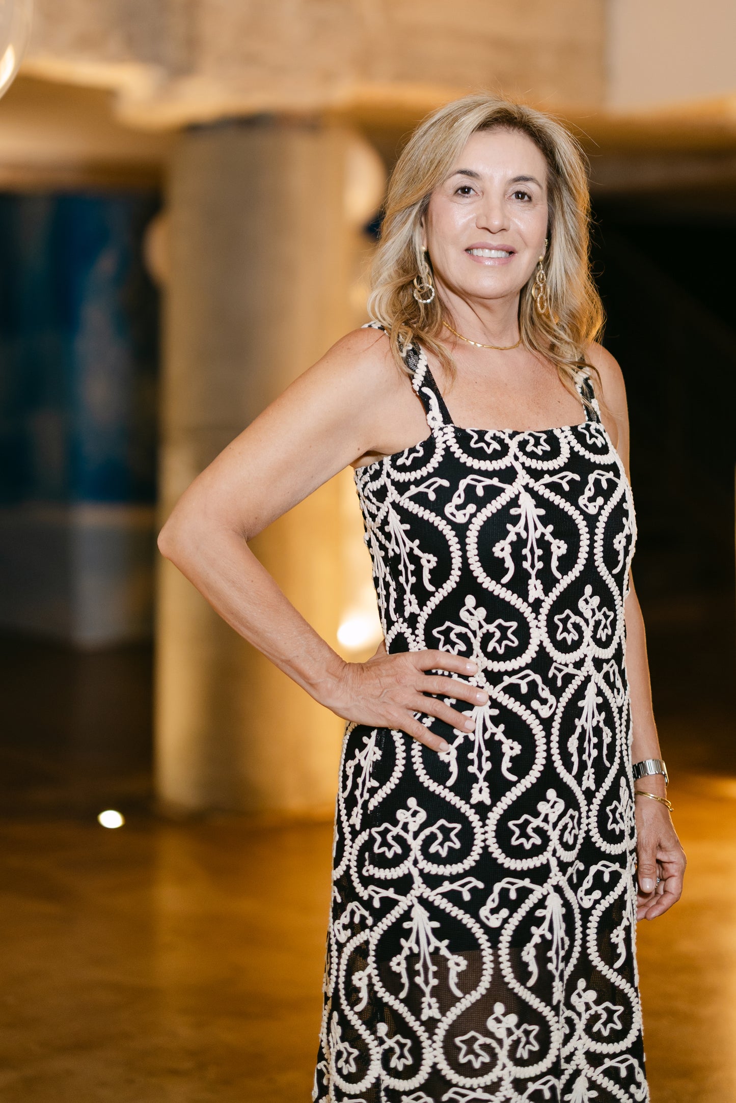Vestido Renda Bordado