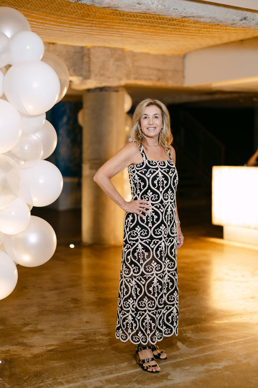 Vestido Renda Bordado